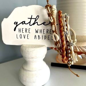 Stacked western braclets